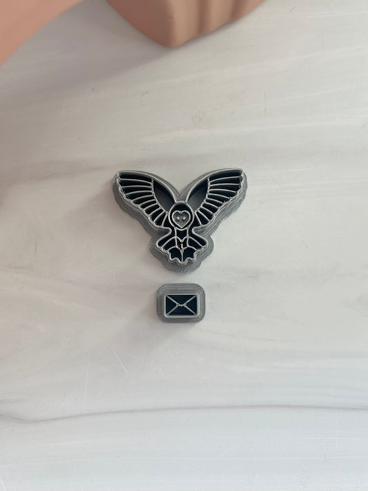 Embossed Owl with Letter Cutter