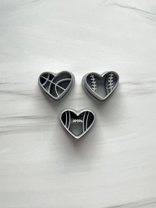Sports Heart Cutter Set