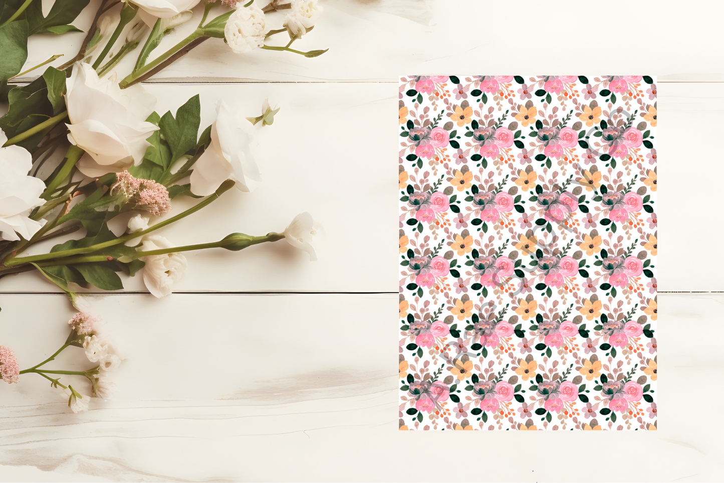 Floral Transfer Papers