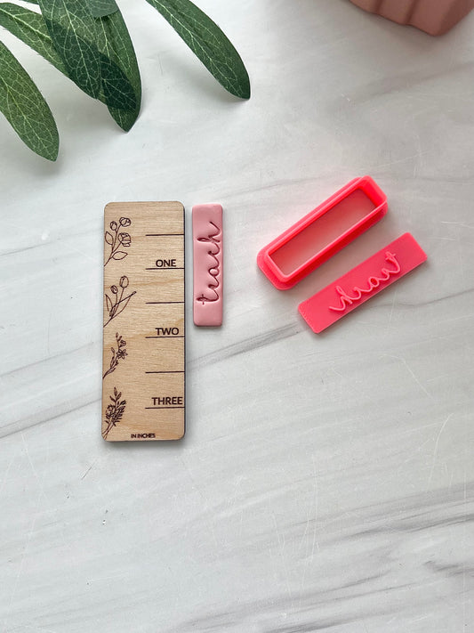 Teach Clay Stamp and Cutter Set