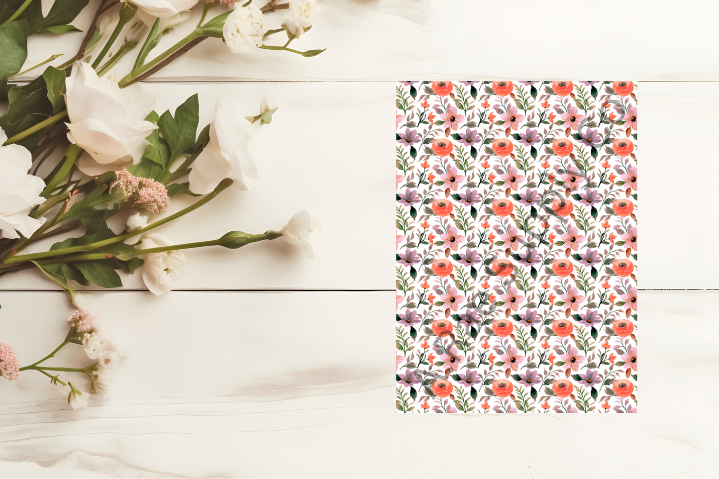 Floral Transfer Papers