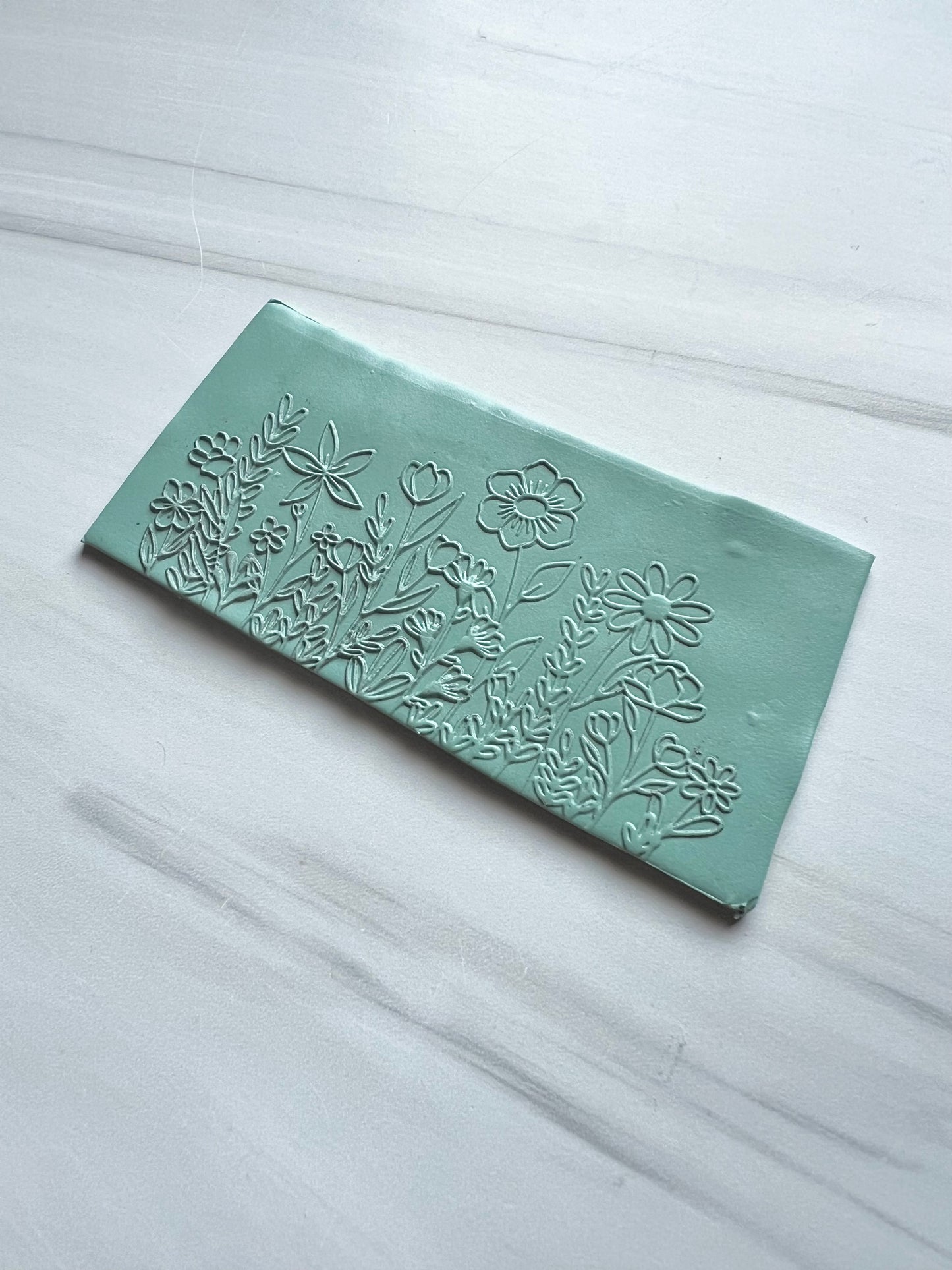 Floral Garden Border Texture Mat