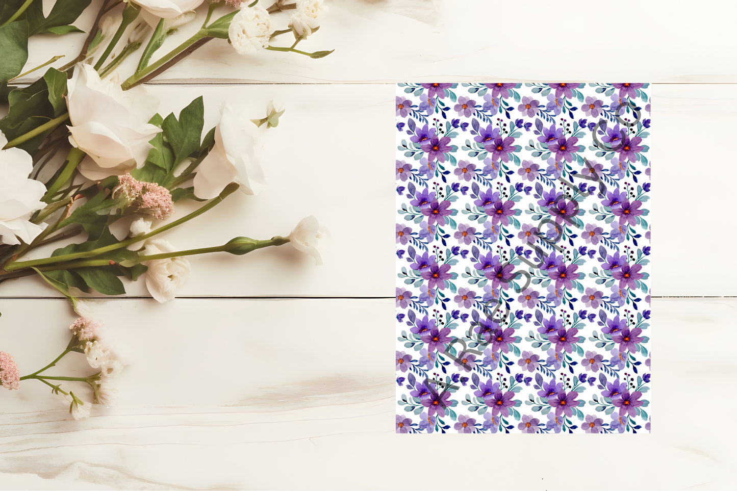 Floral Transfer Papers