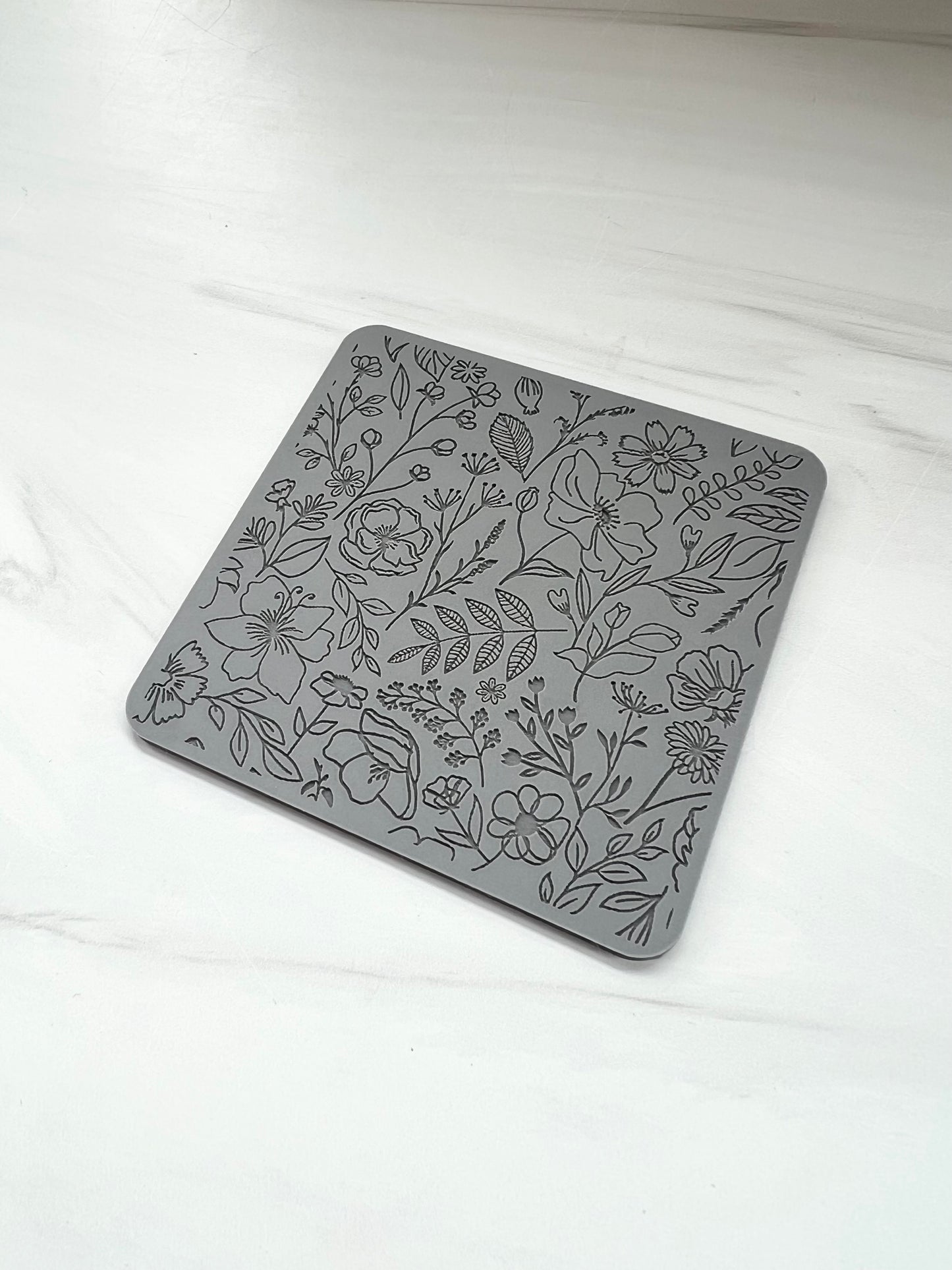 Nature Flowers Texture Mat