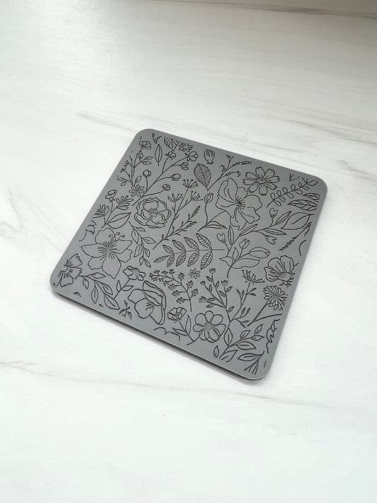 Nature Flowers Texture Mat