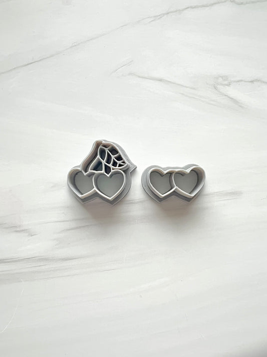 Heart Cherries Cutter with Separate Hearts