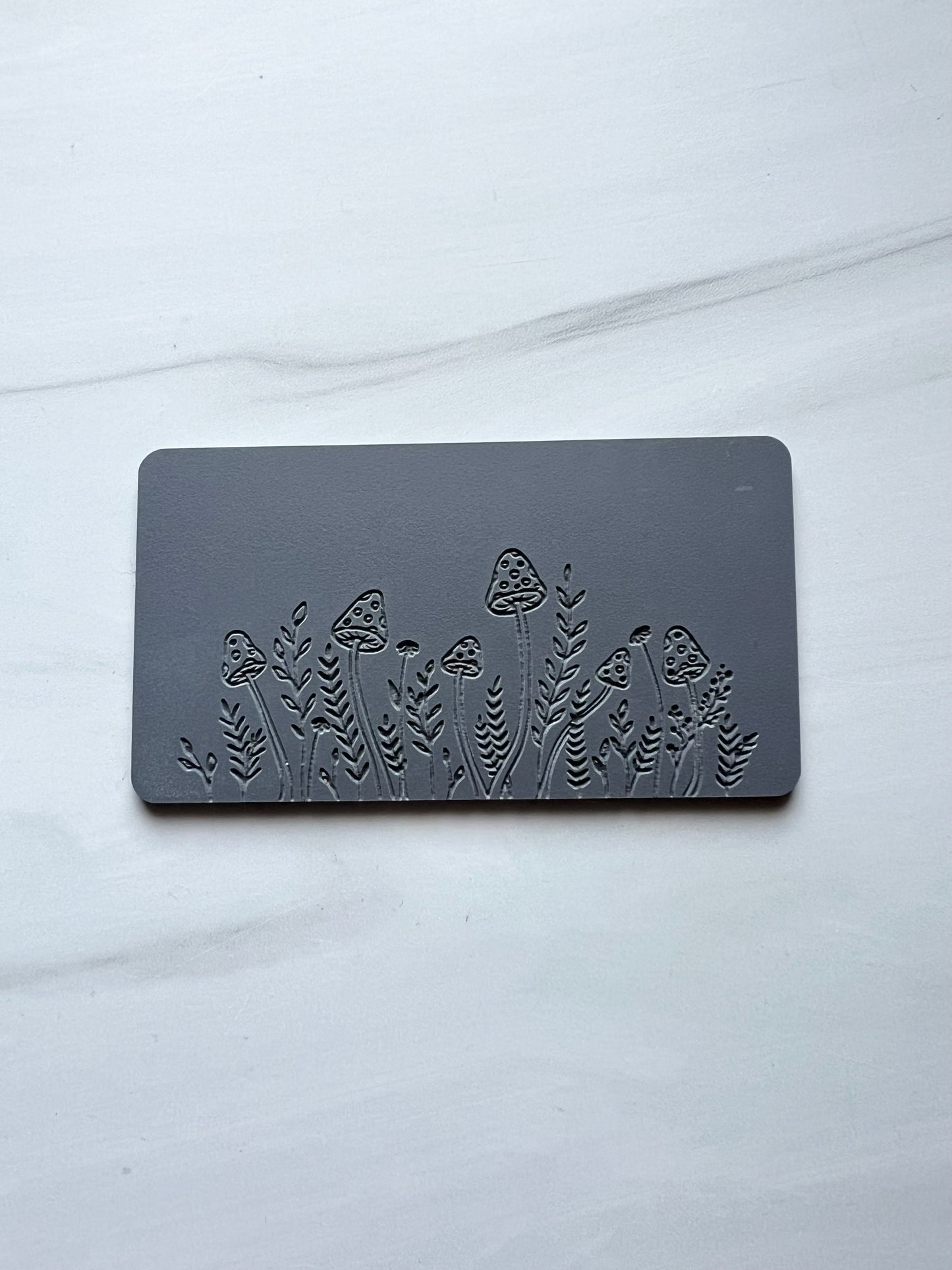 Mushroom Garden Border Texture Mat