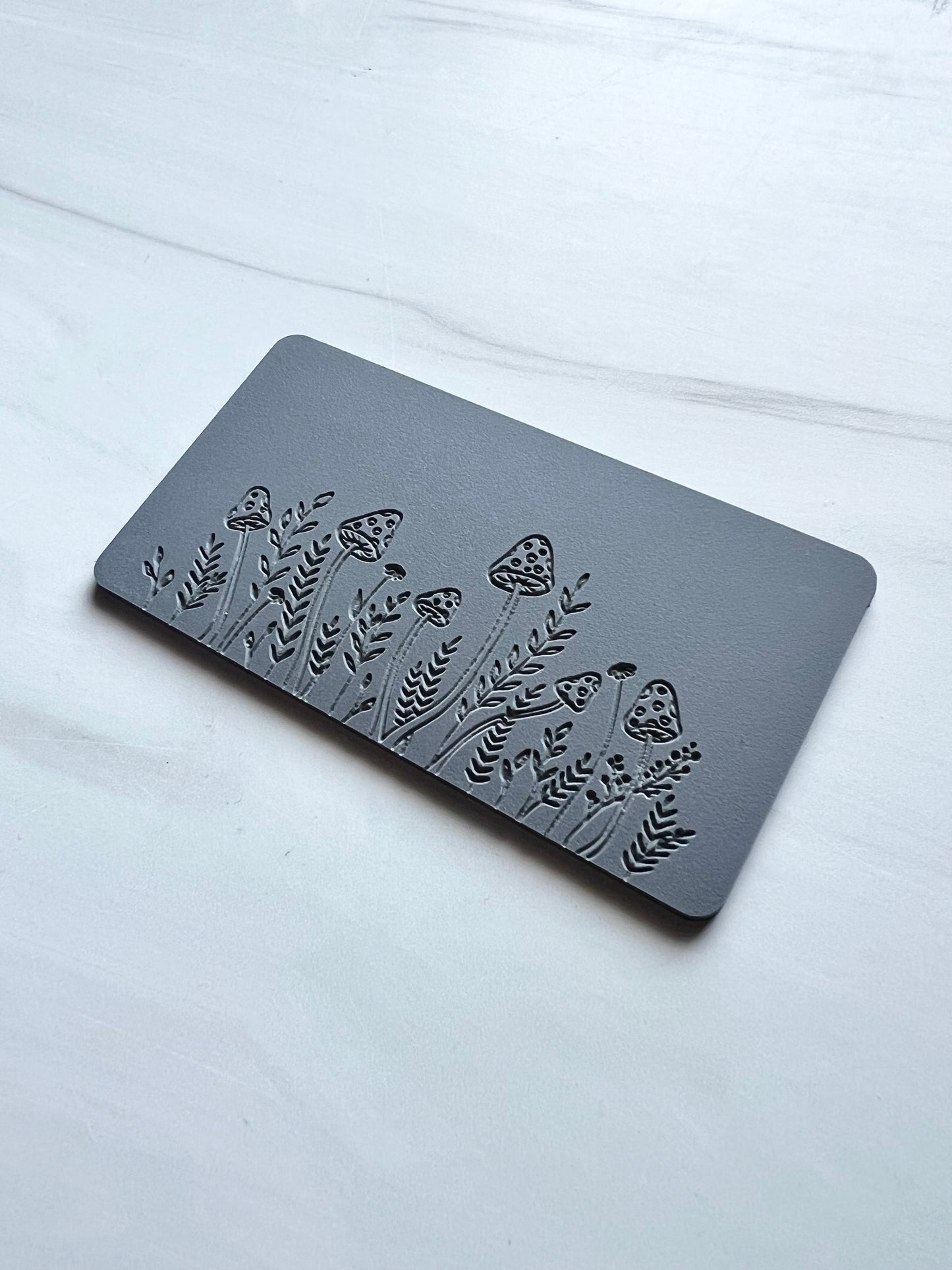 Mushroom Garden Border Texture Mat