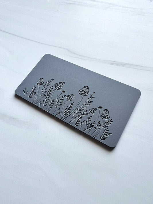 Mushroom Garden Border Texture Mat