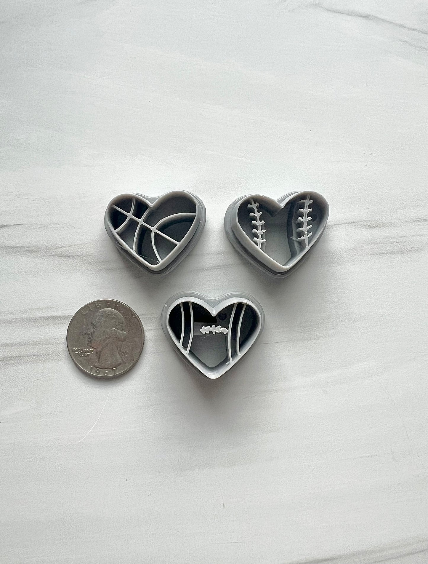 Sports Heart Cutter Set
