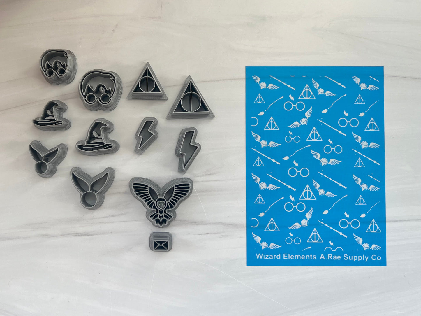 Wizard Elements Cutter Bundle - Silk Screen Optional