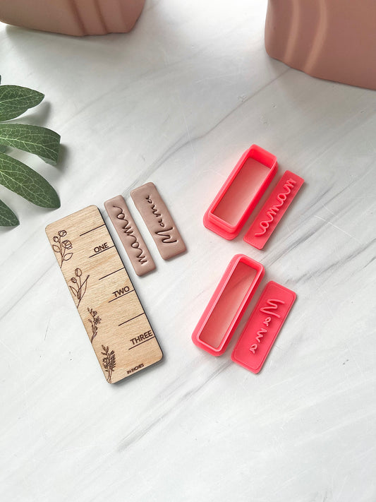 Mama Clay Stamps and Cutter Set