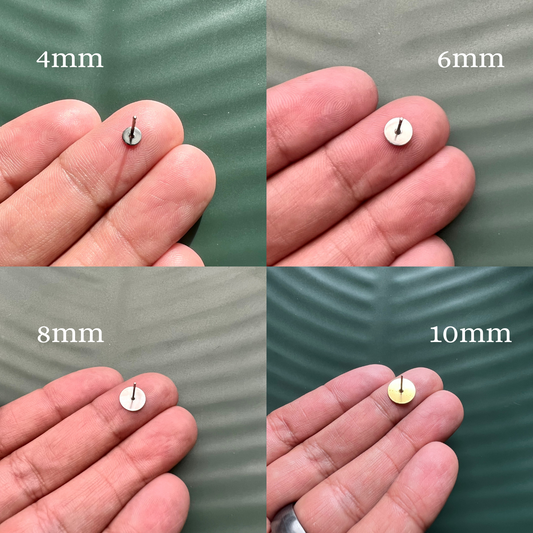 Surgical Grade Stainless Steel Earring Stud Posts (Multiple Options)