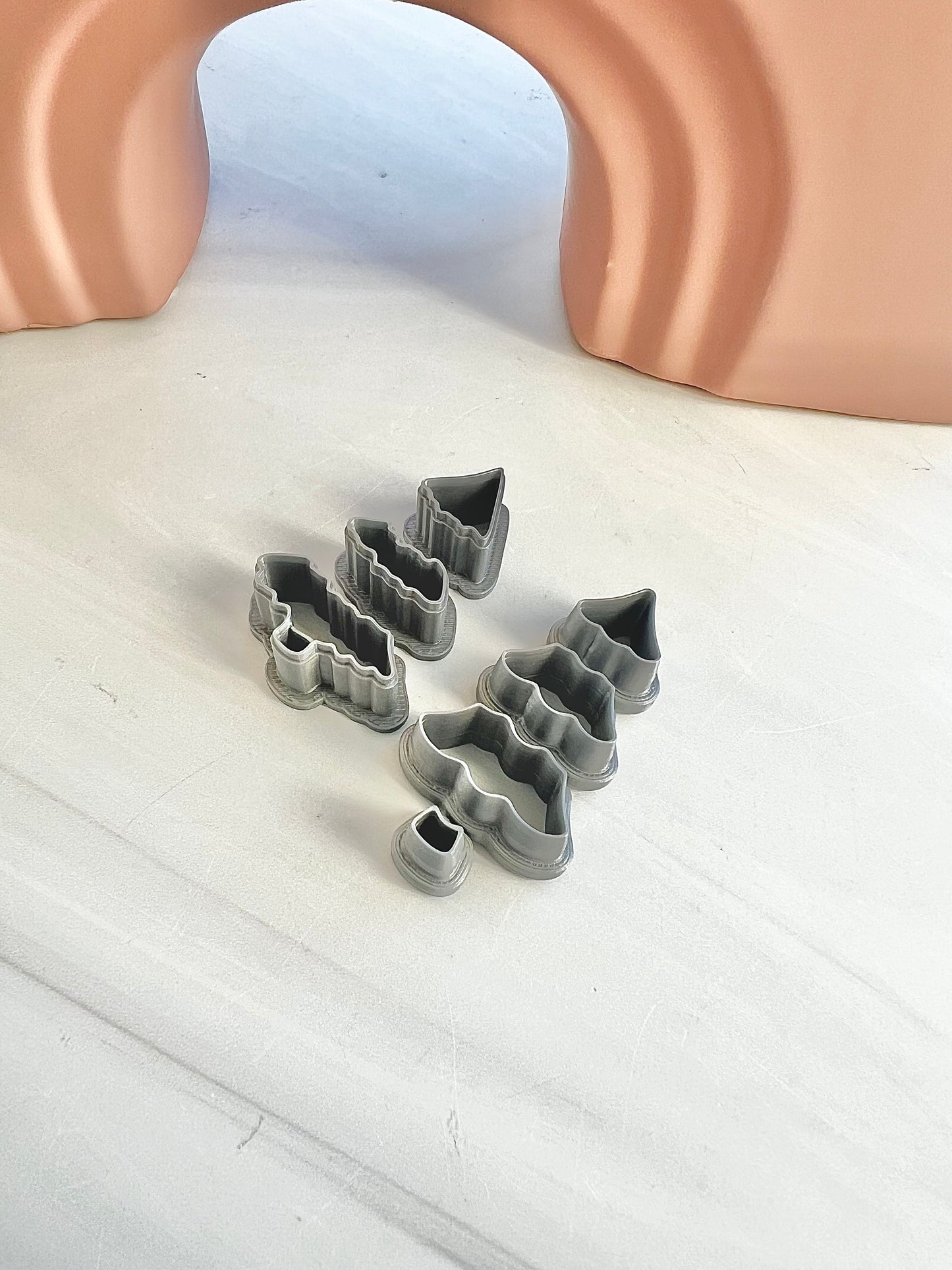 Layered Christmas Tree Clay Cutter Set