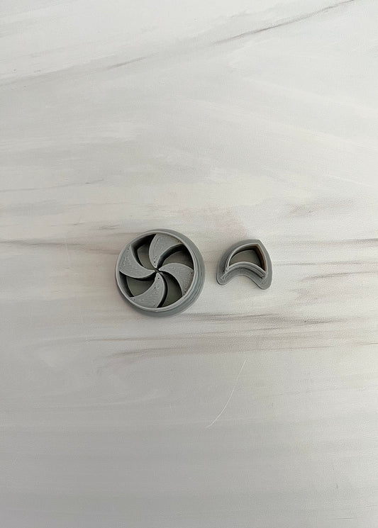 Peppermint Cutter with Separate Swirl