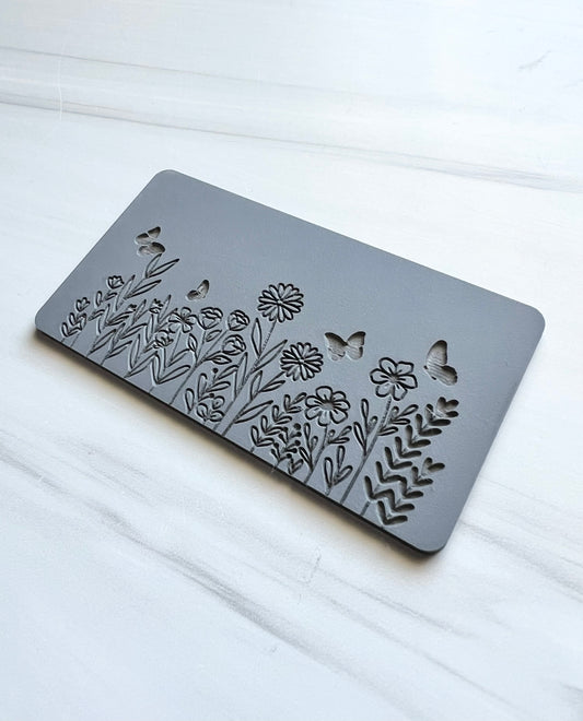 Butterfly Garden 2 Border Texture Mat