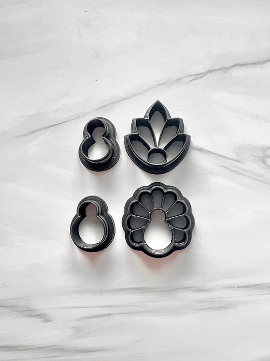 Turkey with Separate Feathers Cutter Set