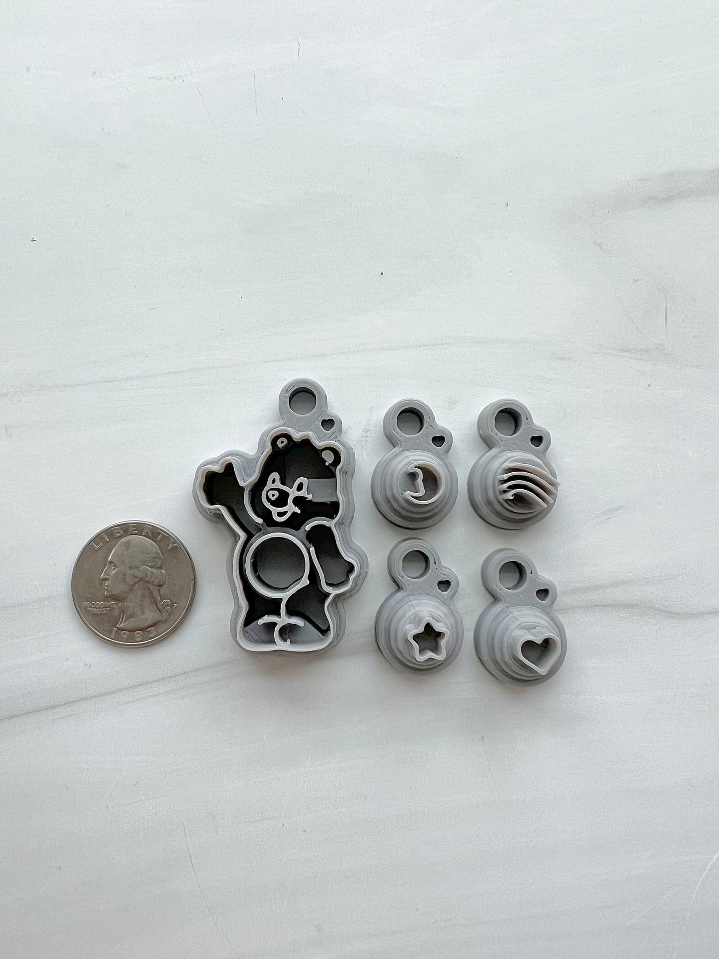 Cute Bear Cutter Set with Tummy Stamps