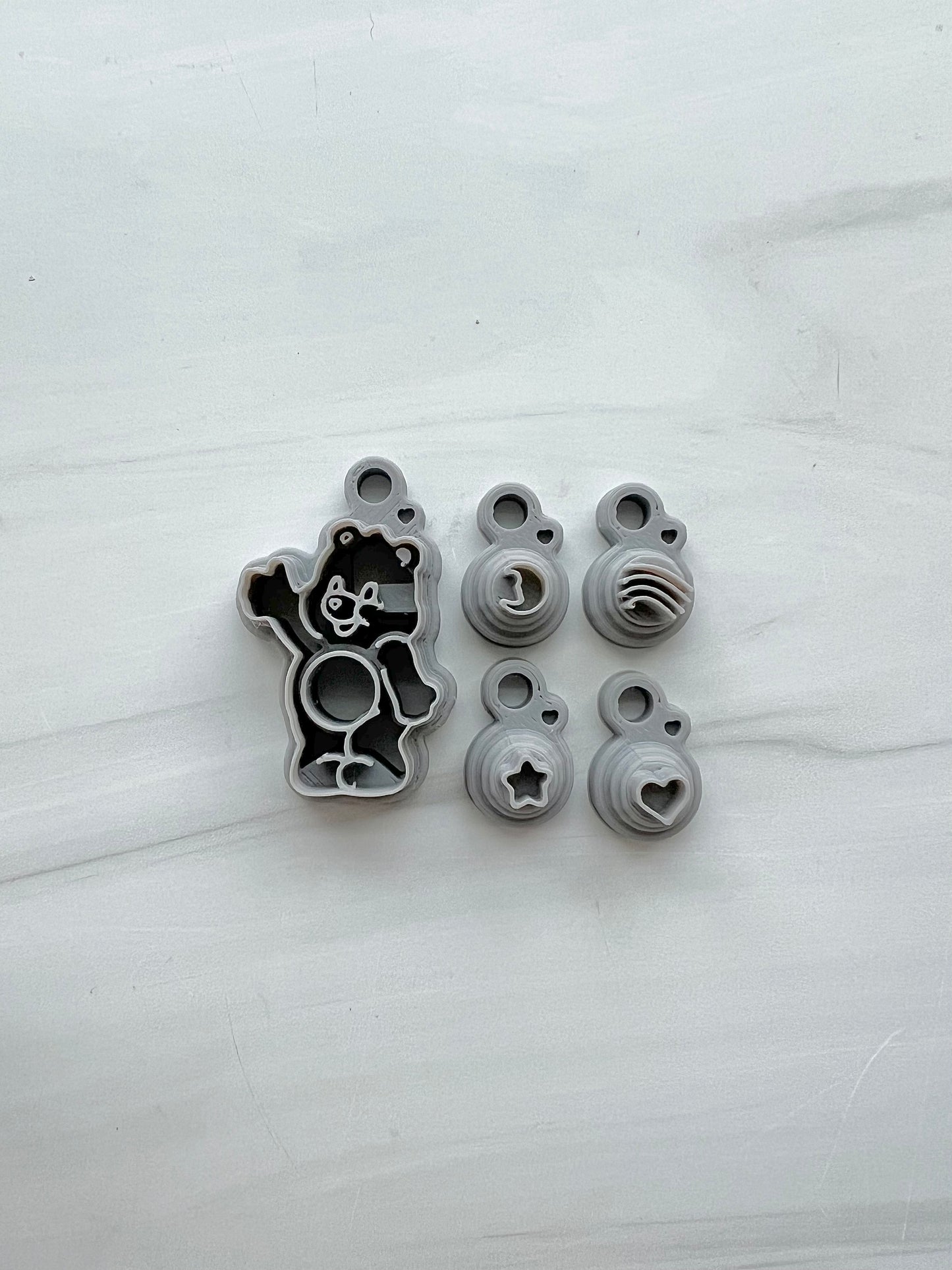 Cute Bear Cutter Set with Tummy Stamps