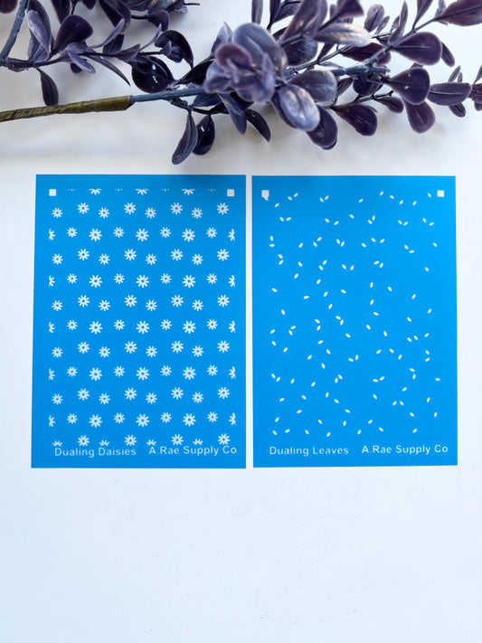 Daisy and Leaves Dual Silkscreen