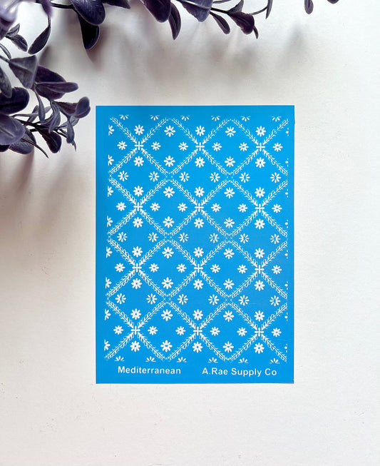 Mediterranean Silkscreen
