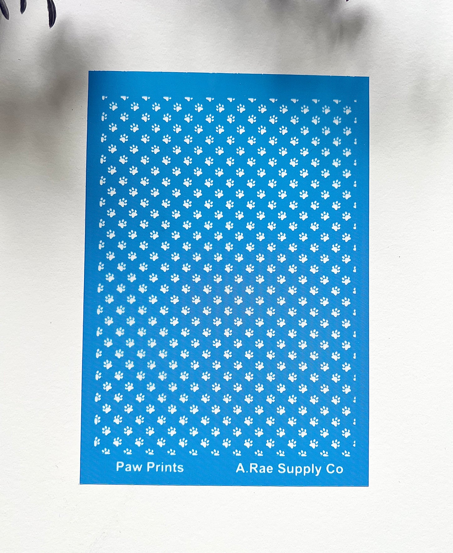 Paw Print Silkscreen
