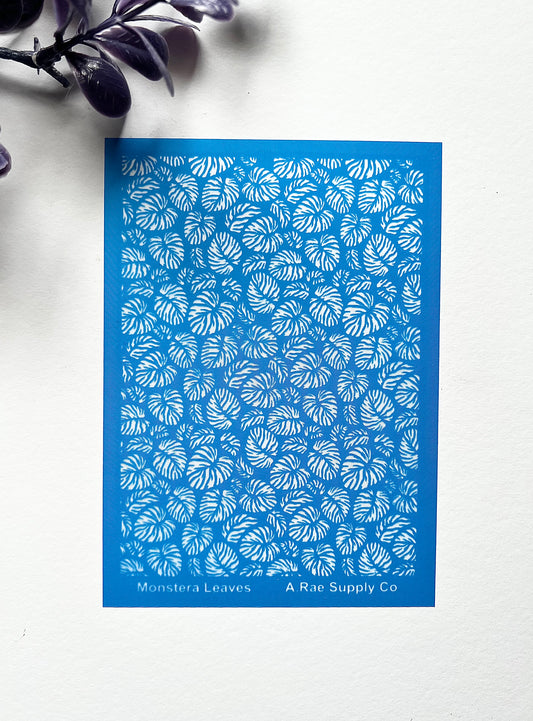 Monstera Leaves Silkscreen