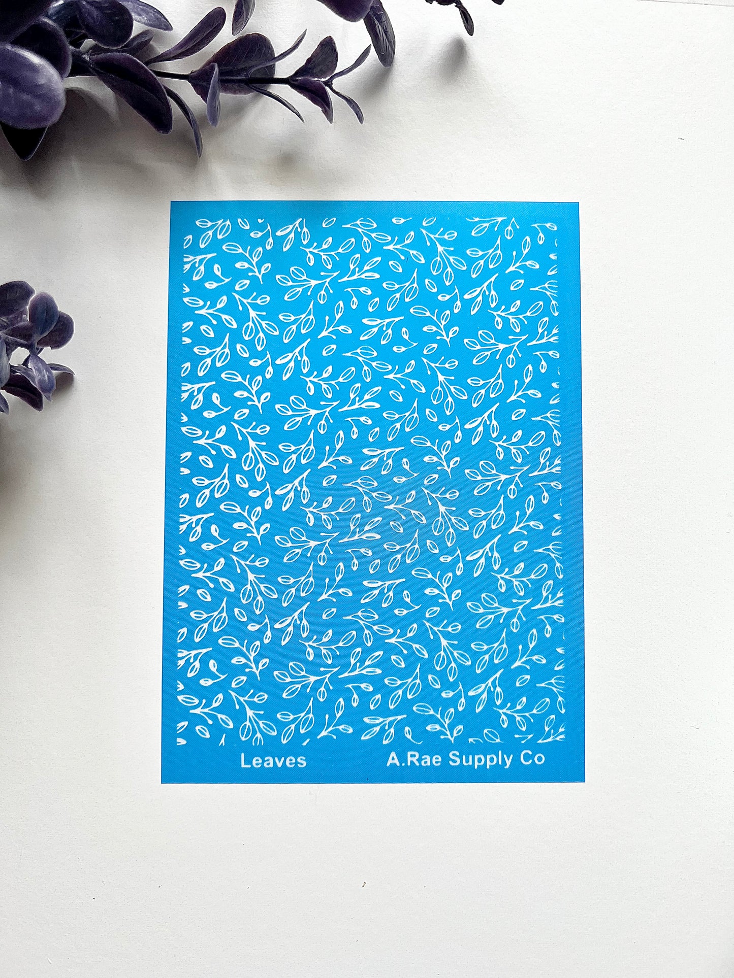 Leaves Silkscreen