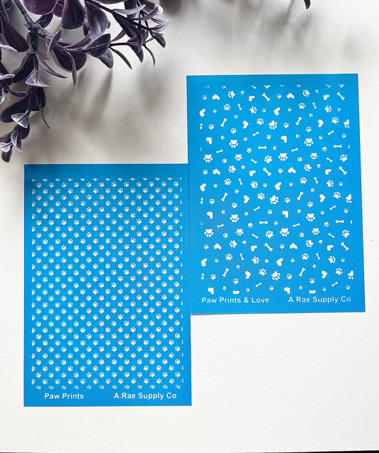 Paw Print Silkscreen