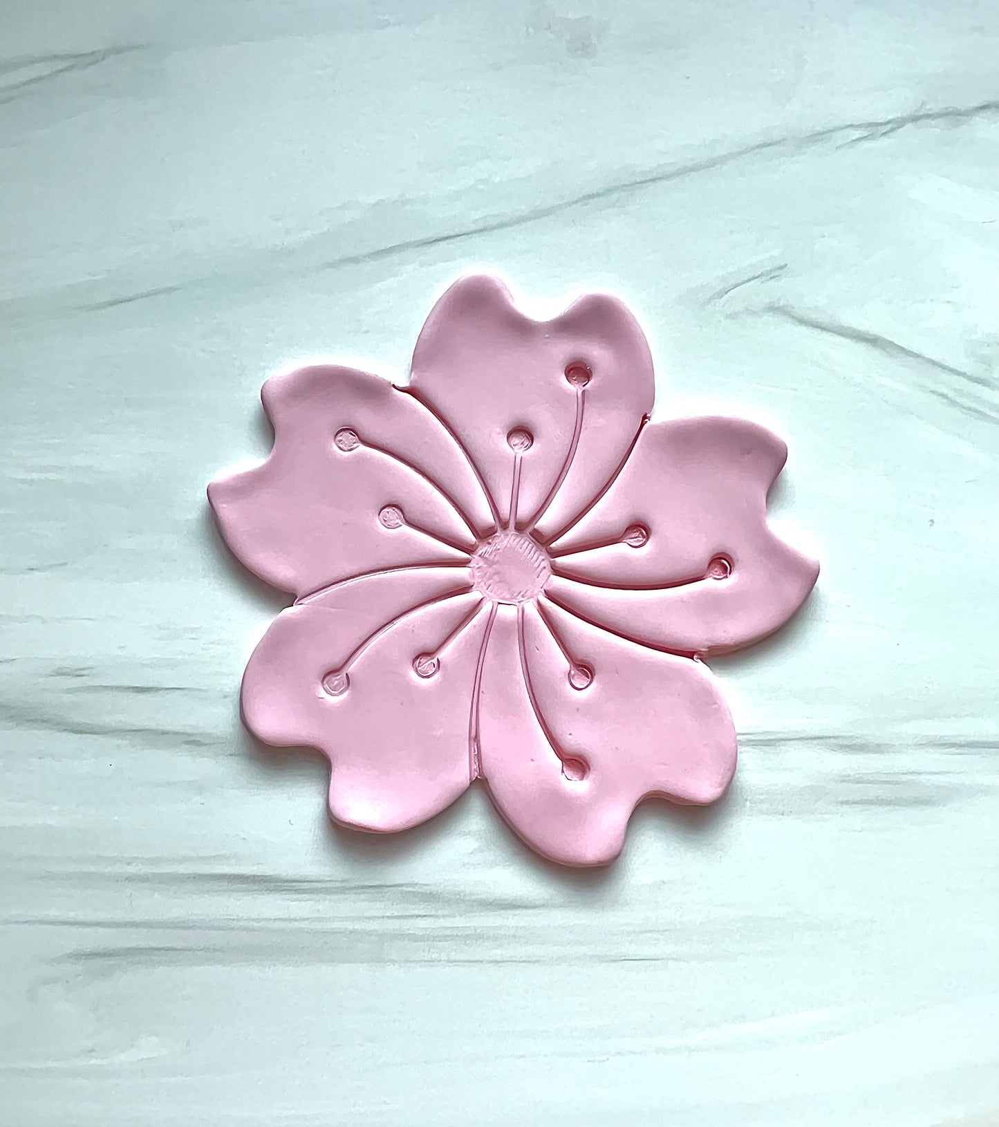 Floral Trinket Dish with Embossment