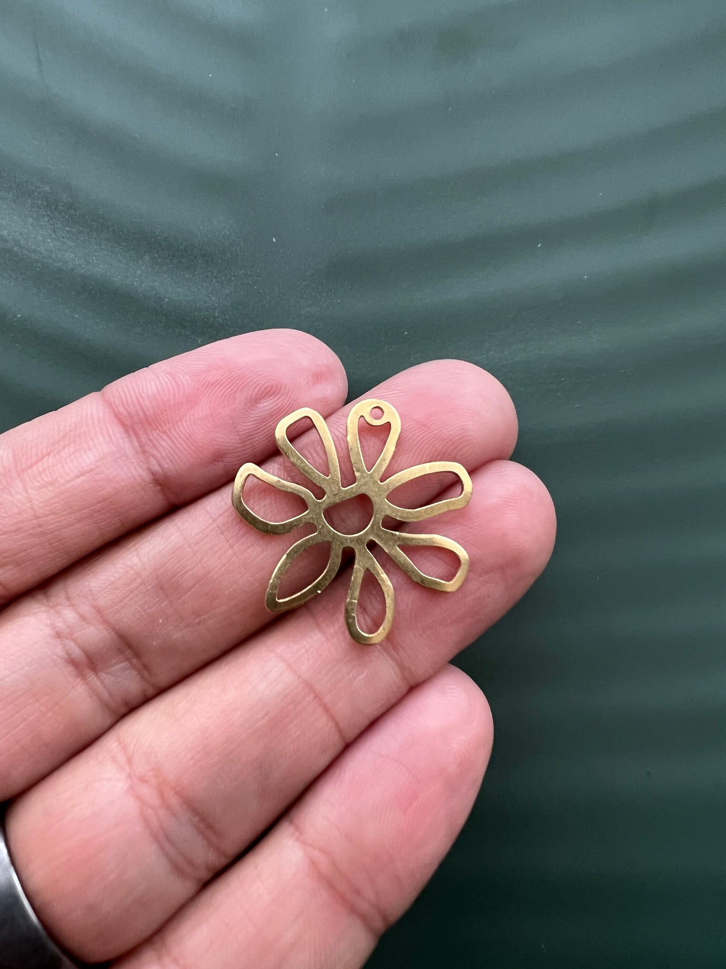 6pcs Brass Flowers