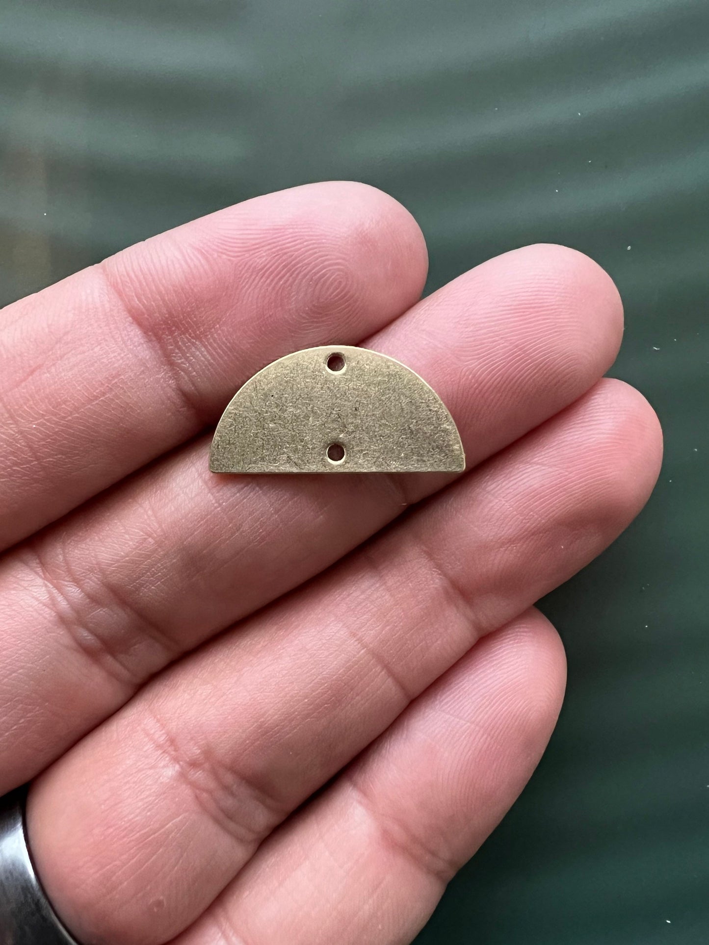 6pcs Brass Semicircle Connectors