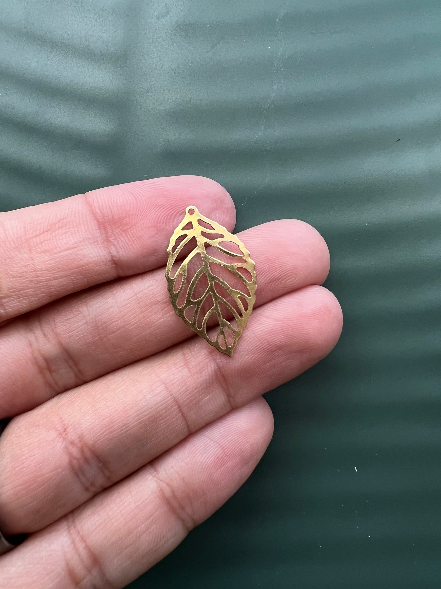 6pcs Brass Leaves
