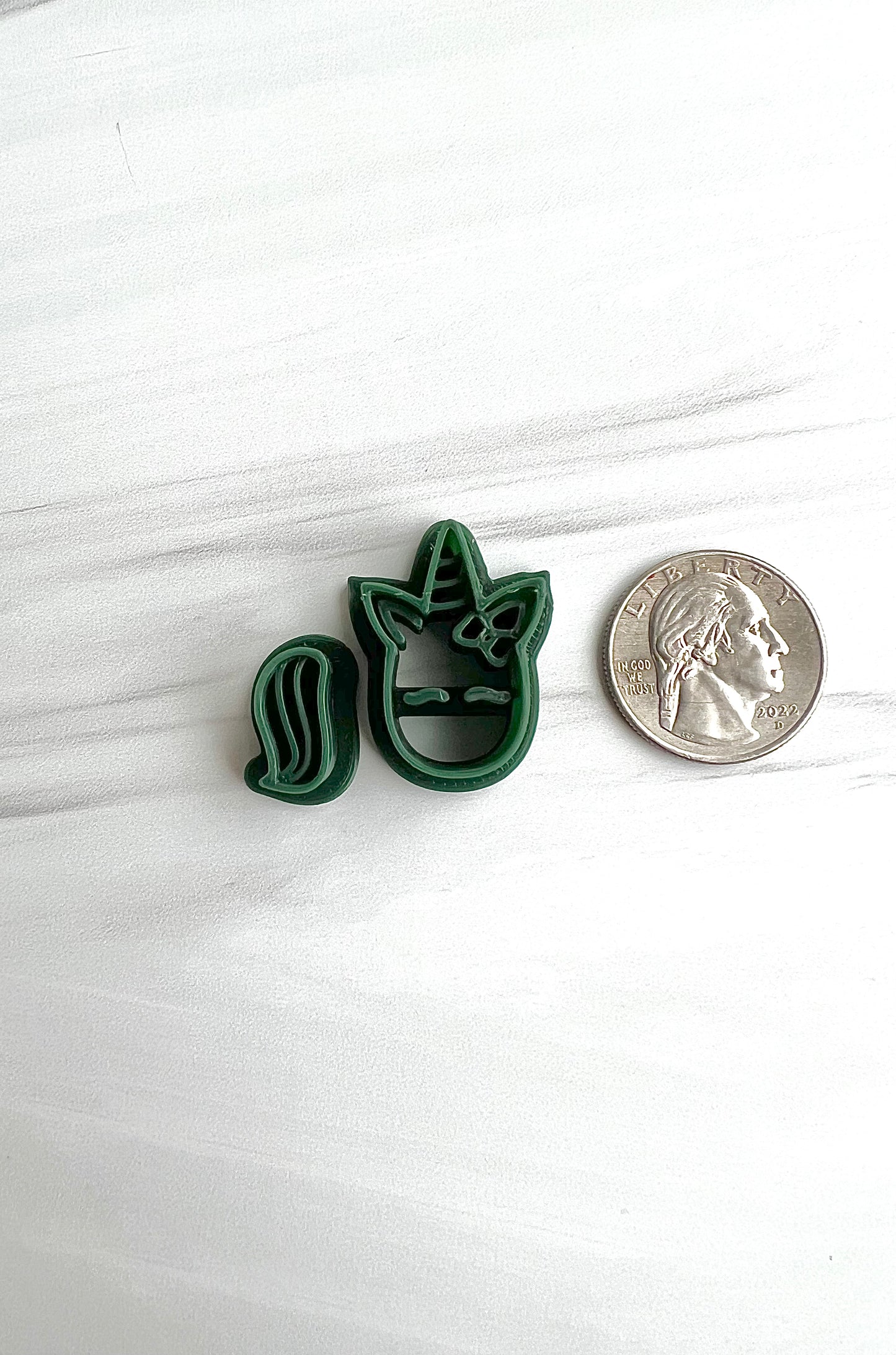 Embossed Unicorn with Hair Cutter