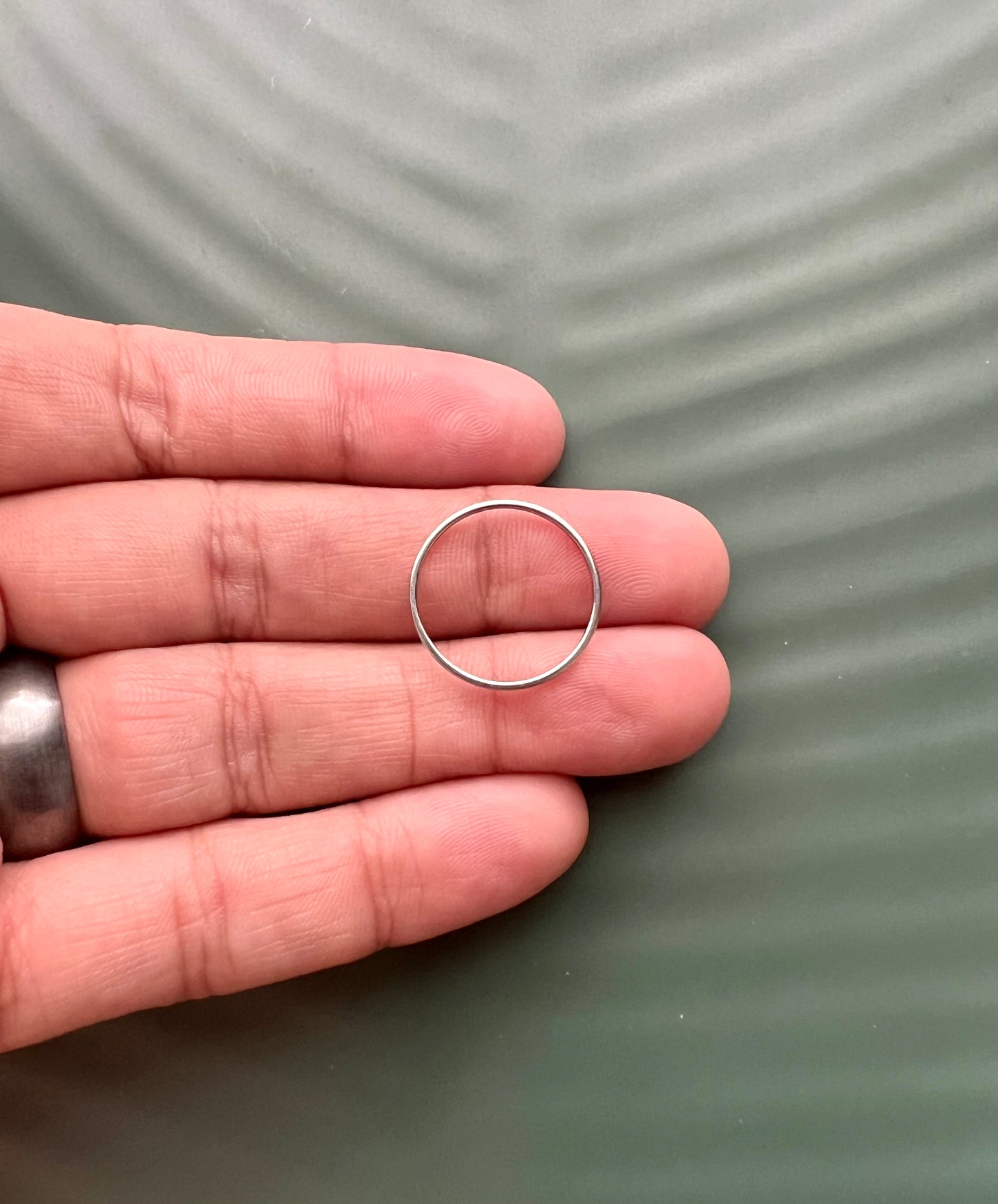 6pcs Silver Circle Connectors - Multiple Sizes