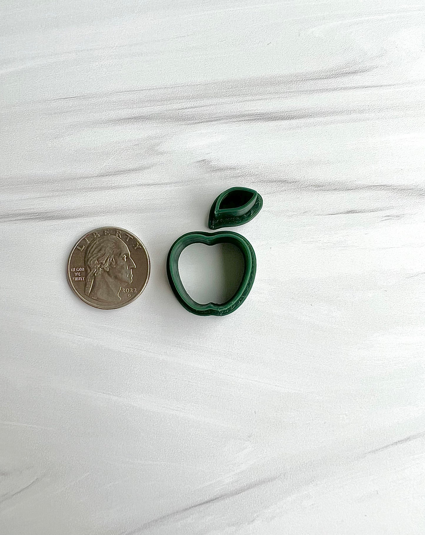 Apple with Leaf Clay Cutter