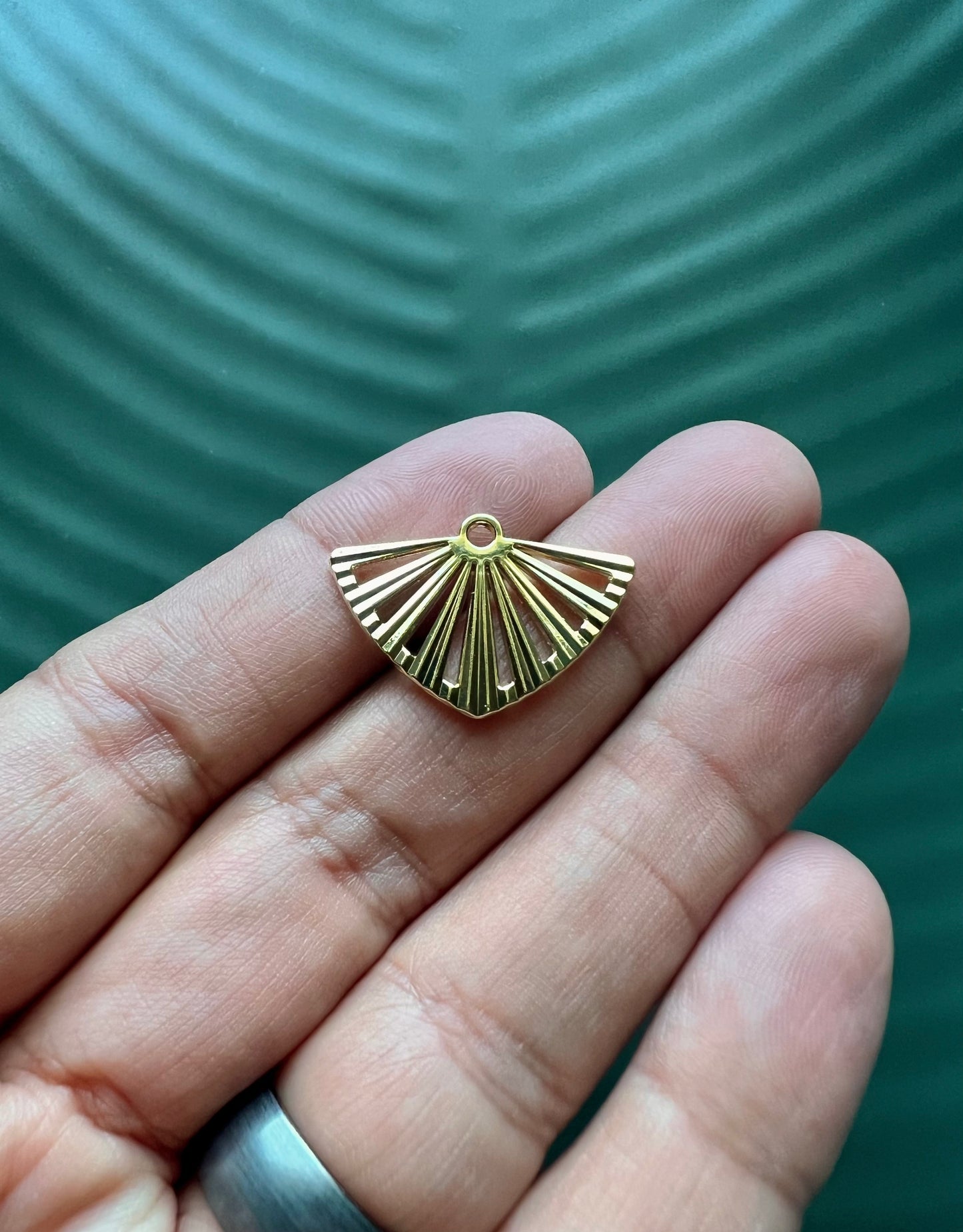 6pcs Gold Plated Fans