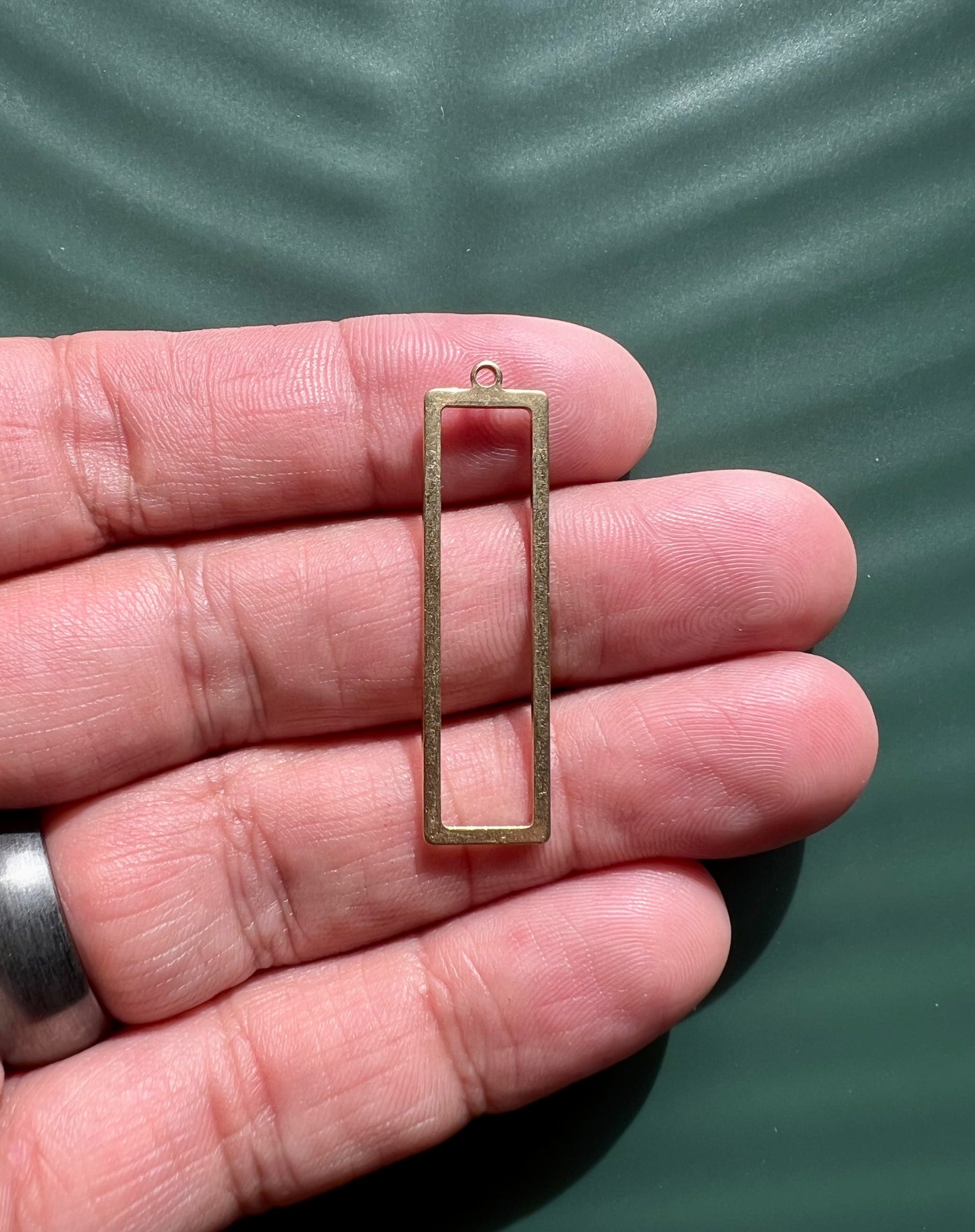 6pcs Brass Rectangle Connector