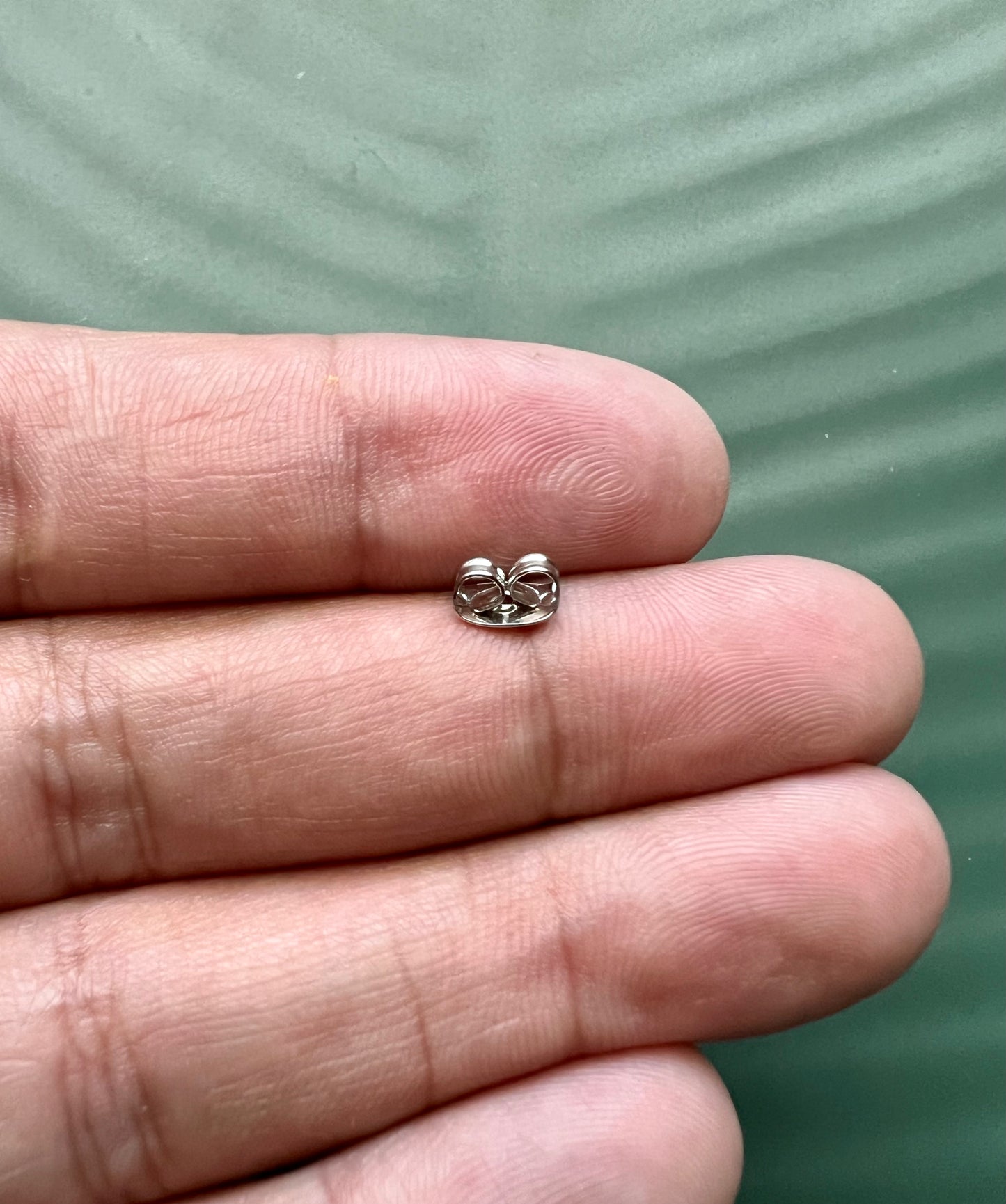 5x4mm Stainless Steel Butterfly Earring Backs