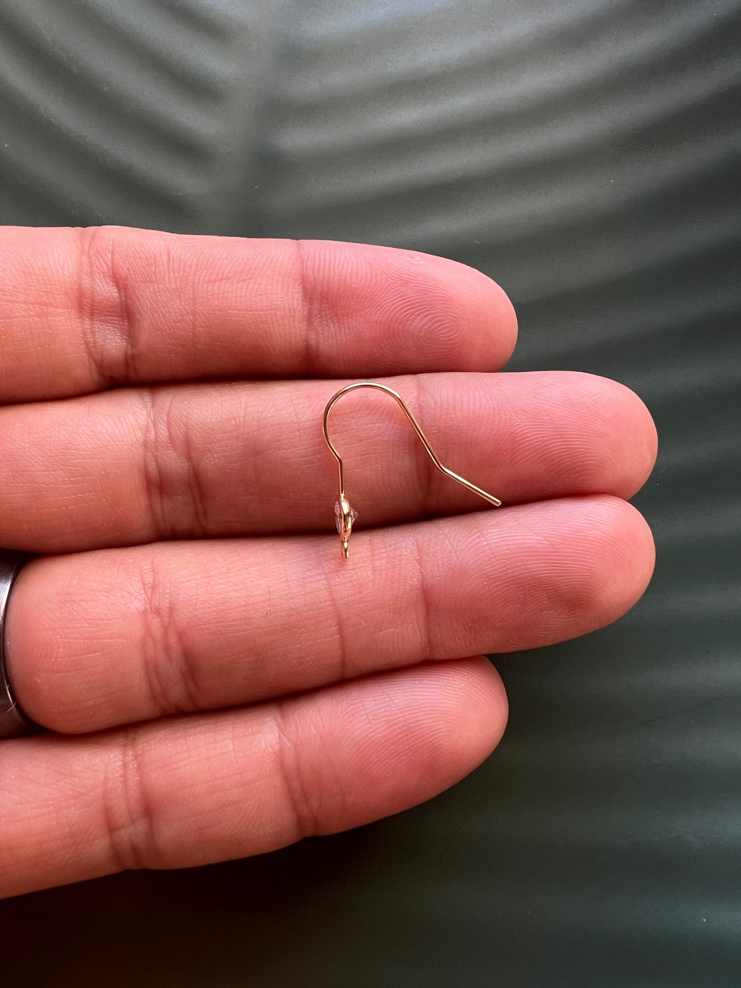 4pcs Cubic Zirconia Ear Hooks
