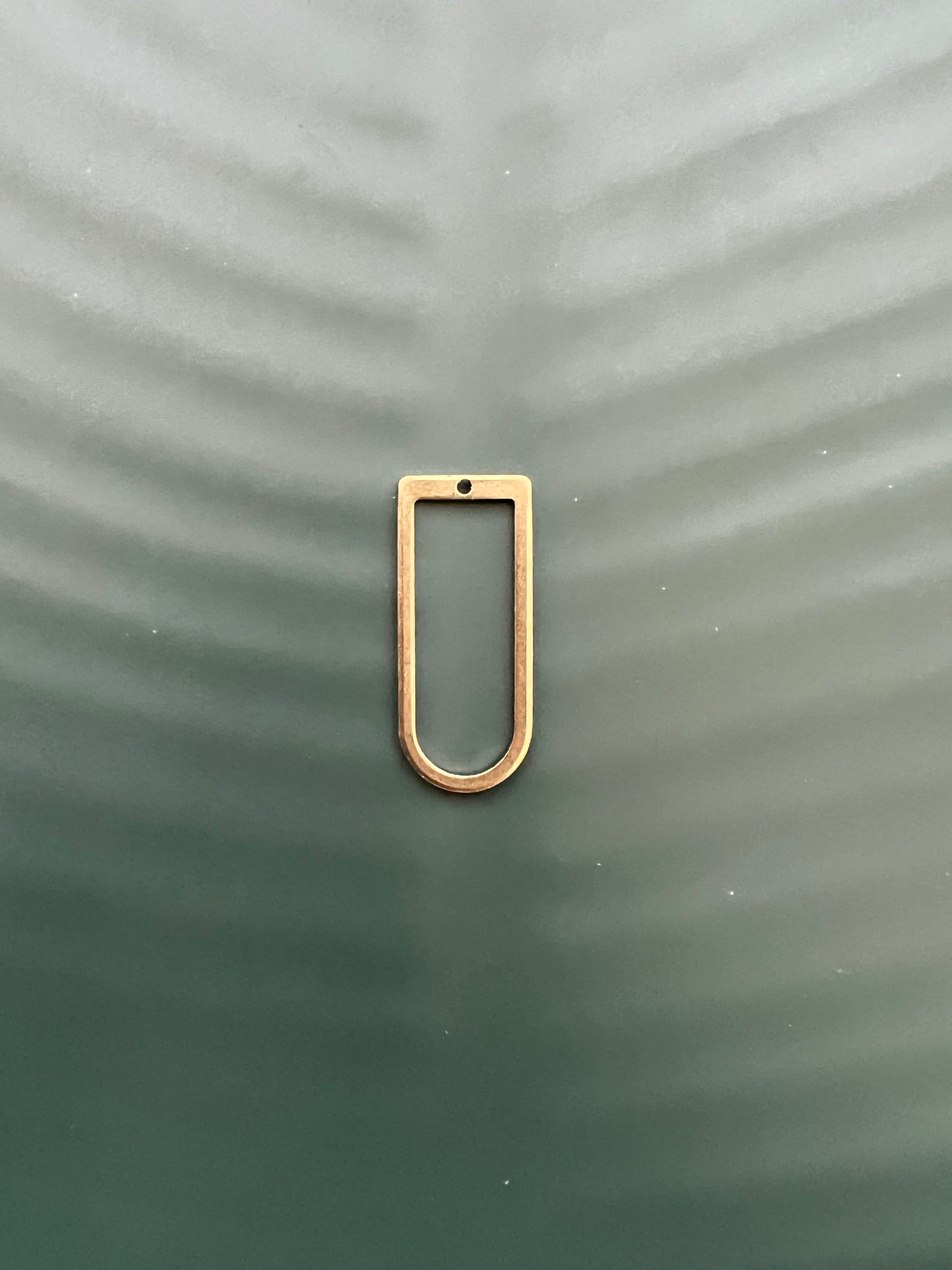 6pcs Brass Elongated Charms