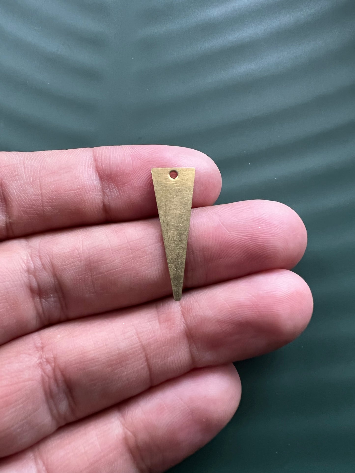 6pcs Brass Triangle Connectors