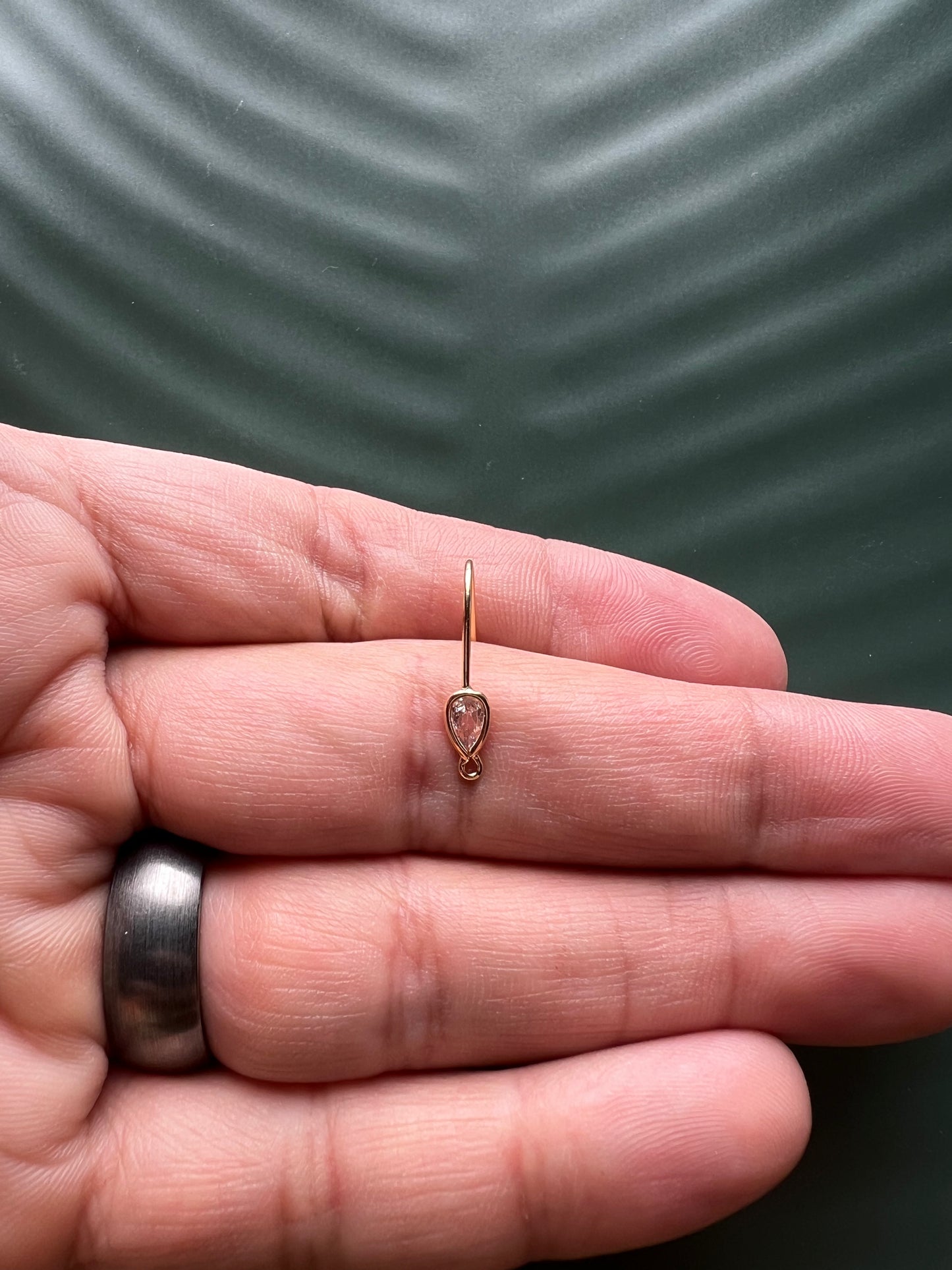 4pcs Cubic Zirconia Ear Hooks