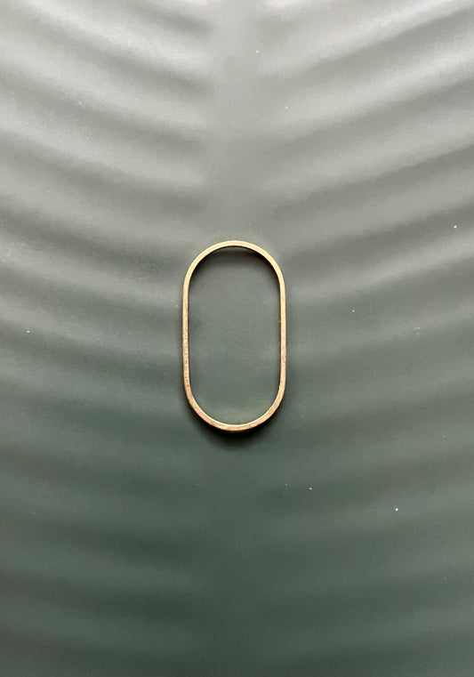 6pcs Brass Oval Connectors
