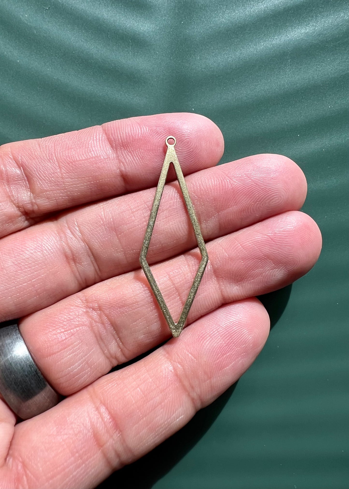 6pcs Brass Diamond Connector