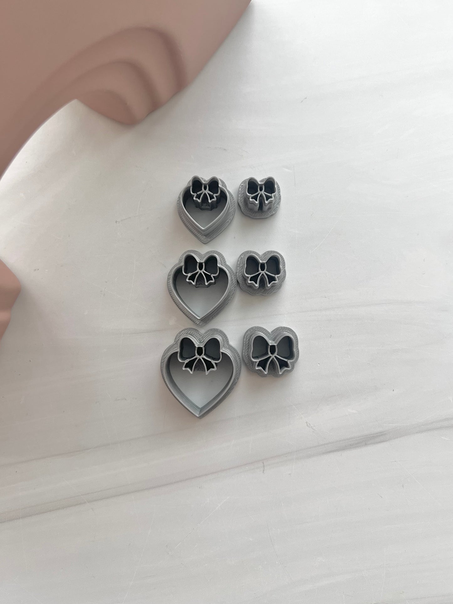 Heart Bow with Separate Bow Cutter Set