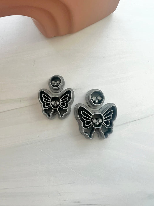 Skull Butterfly with Separate Skull Cutter