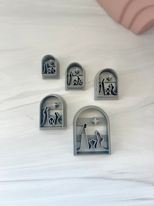 Embossed Nativity Cutter