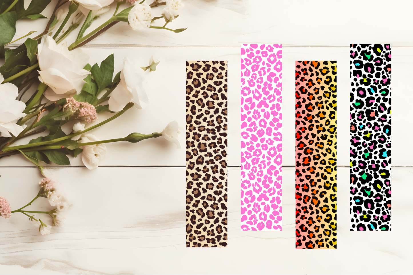 Leopard Print Image Transfer Papers