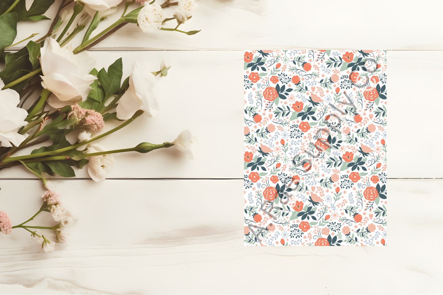 Floral Transfer Papers 2